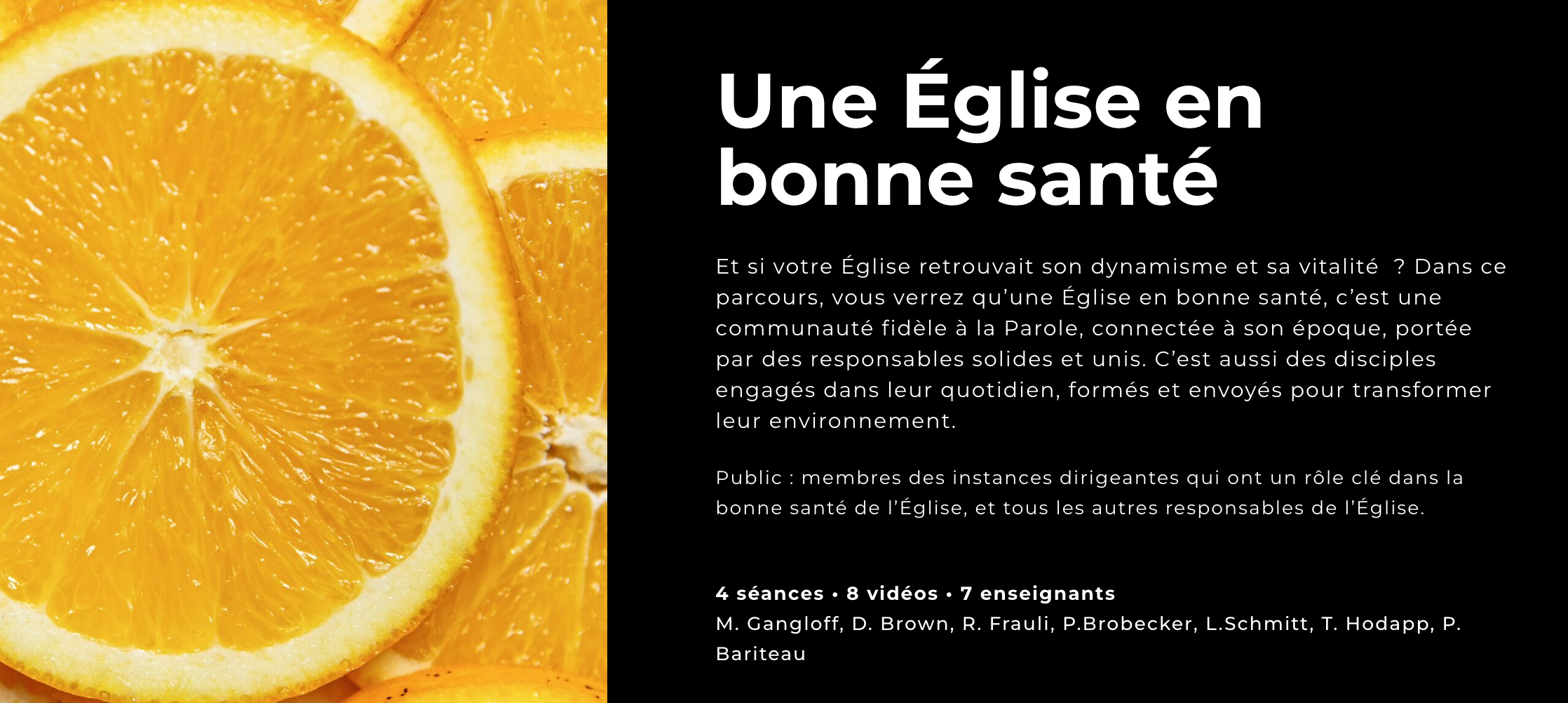 Une église en bon santé